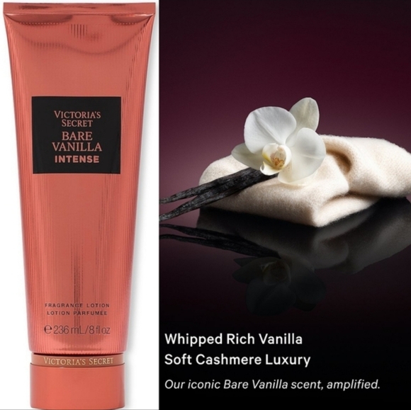 Victoria's Secret Bare Vanilla Intense Fragrance Mist & Body Lotion Set NEW Rare - Picture 2 of 3